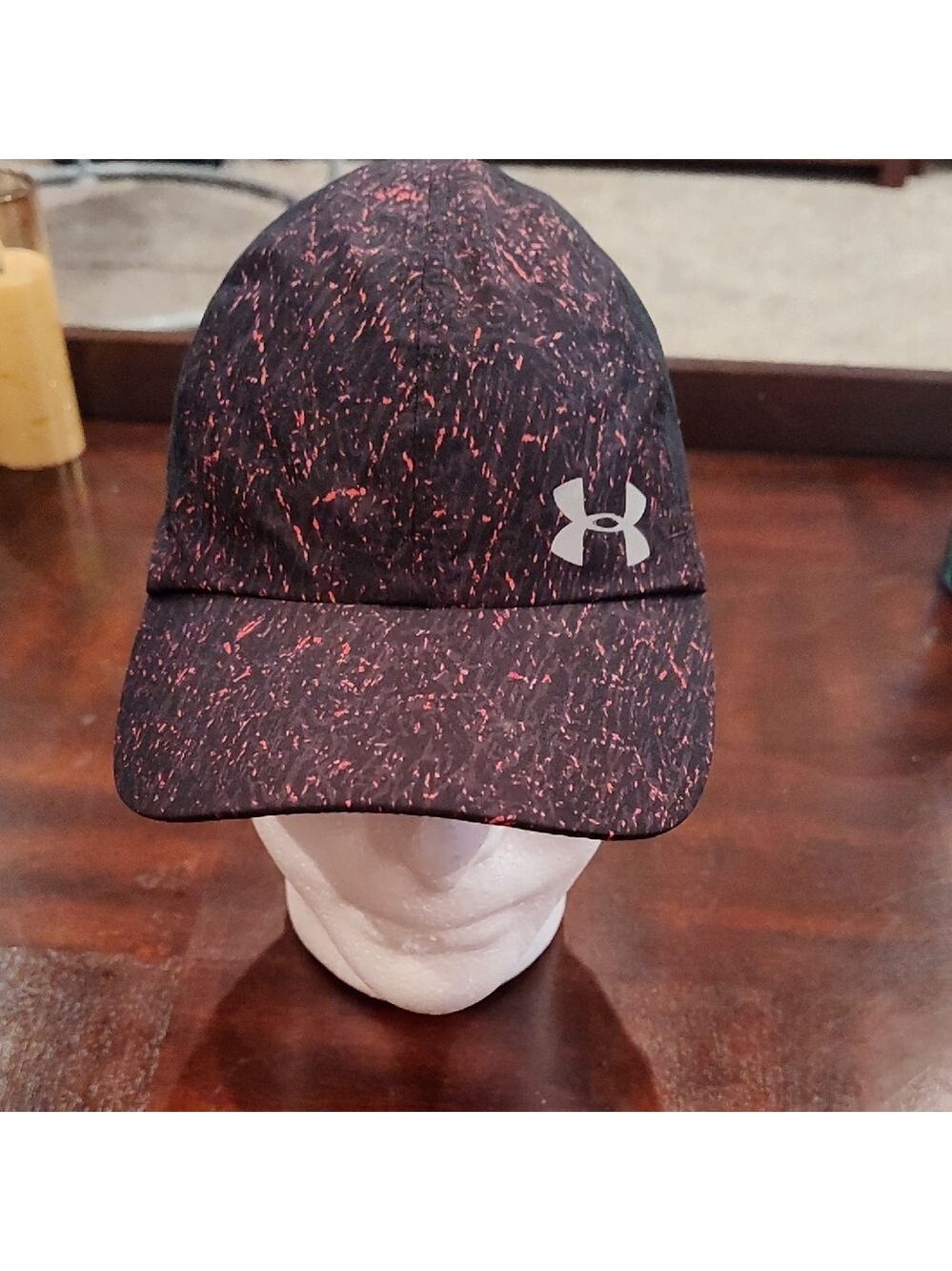 Under Armour Black and Red Speckled Women's Cap